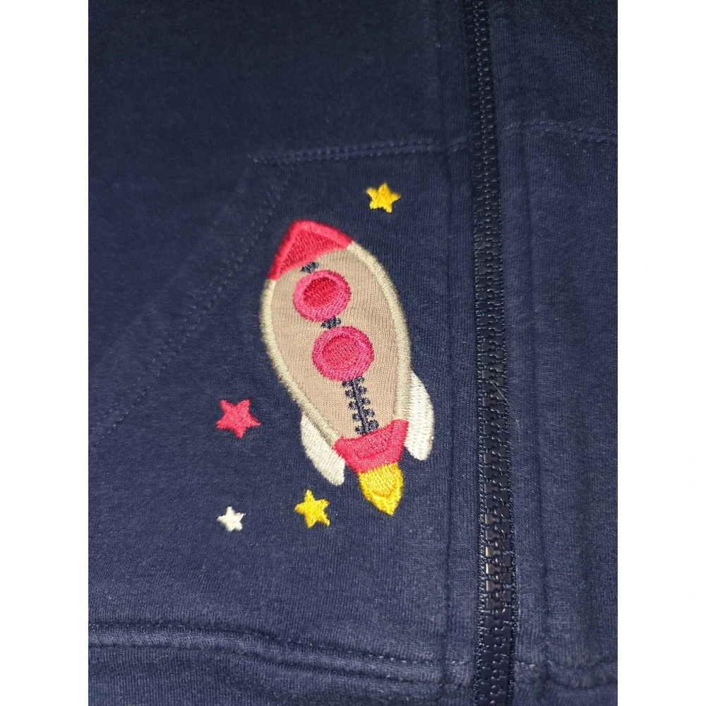 Gymboree comet club rocket planet navy sweatshirt size 5t